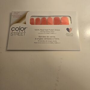 Color Street Nail Polish Strips in Coral